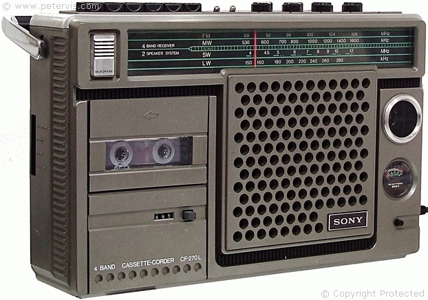 Sony CF-270L Radio Cassette Recorder